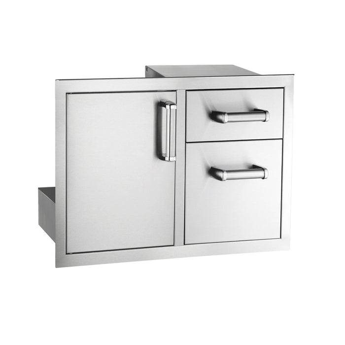 Access Door & Double Drawer Combo W/ Soft Close, 30", Fire Magic