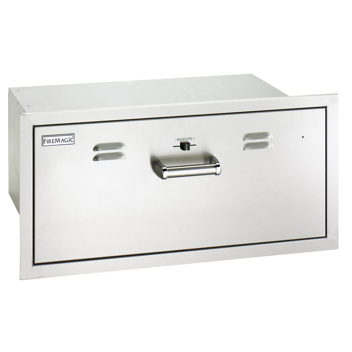 Fire Magic Built-In Select Electric Stainless Steel Warming Drawer, 110V, 30"