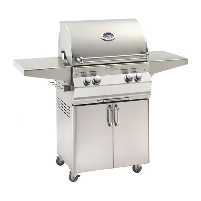 Aurora Freestanding Small Grill With Analog Thermometer, Natural Gas, 24",  Fire Magic