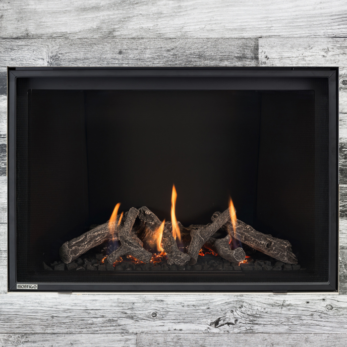 Montigo DelRay Square Direct Vent Gas Fireplace - 38" (Full Load)