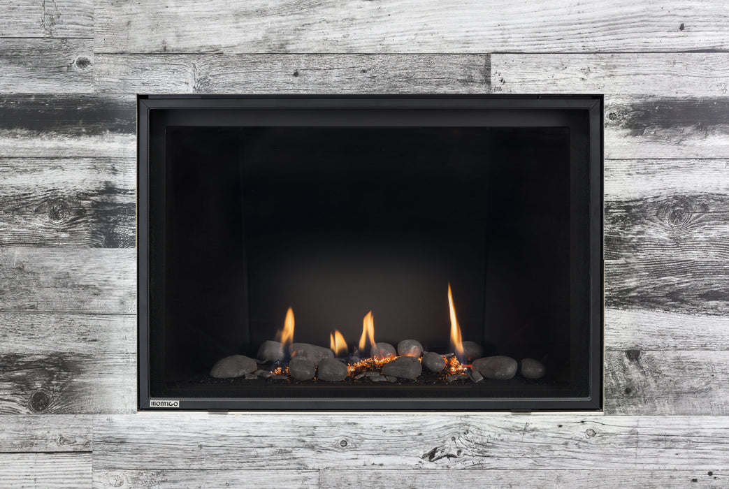 Montigo DelRay Square Direct Vent Gas Fireplace - 38" (Full Load)