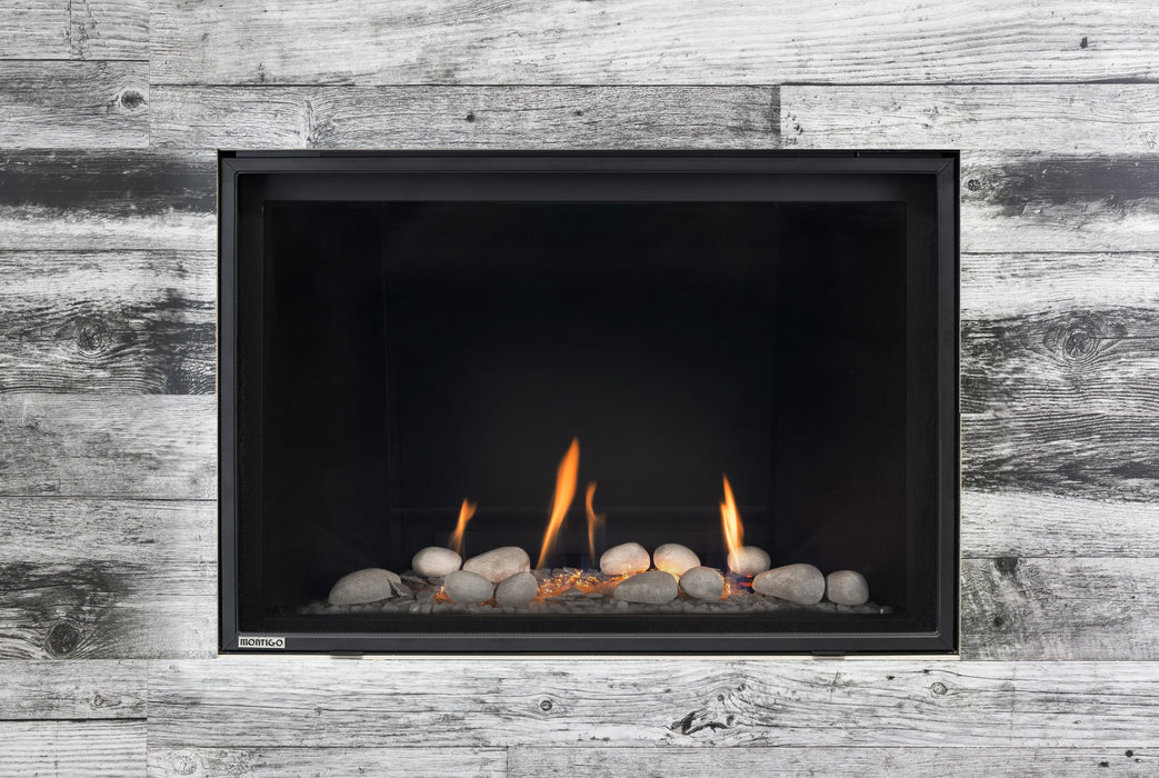 Montigo DelRay Square Direct Vent Gas Fireplace - 38" (Full Load)