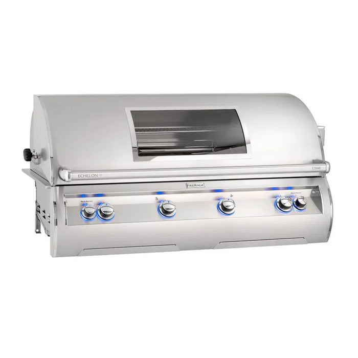 Echelon Diamond A-Series Built-In Gas Grill With Infrared Burner, Rotisserie & Analog Thermometer And Window, Natural Gas, 48", Fire Magic