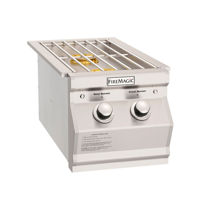 Choice Built-In Natural Gas Double Side Burner, 16", Fire Magic