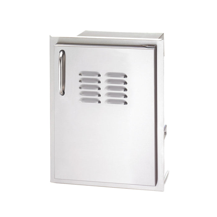 Select Vertical Vented Single Access Door with Propane Tank Storage, Stainless Steel, 14", Fire Magic