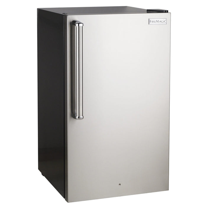 Premium Compact Refrigerator Door W/ Locking Door, Stainless Steel, 20", Fire Magic