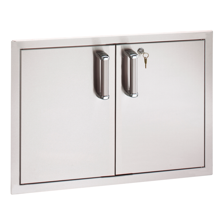 Premium Flush Multi-User Accessible Double Locking Access Door With Soft Close, Stainless Steel, Fire Magic