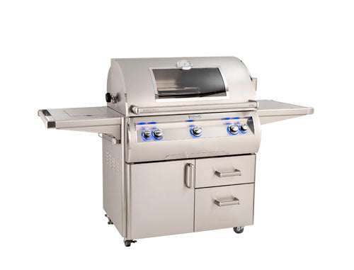 Echelon Diamond A-Series Freestanding Gas Grill With Rotisserie, Single Side Burner & Analog Thermometer, Natural Gas , 36", Fire Magic