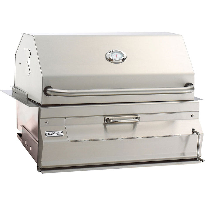 Legacy Built-In Smoker Charcoal Grill, Natural Gas , Stainless Steel, 24" 30", Fire Magic