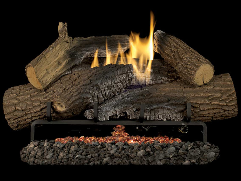 Superior Fireplace Vent-Free Gas Logs | Triple-Flame | Front-View