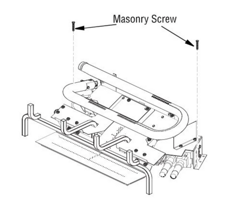 Superior 24" Millivolt VF Ember Bed Burner, NG - MNF24INM