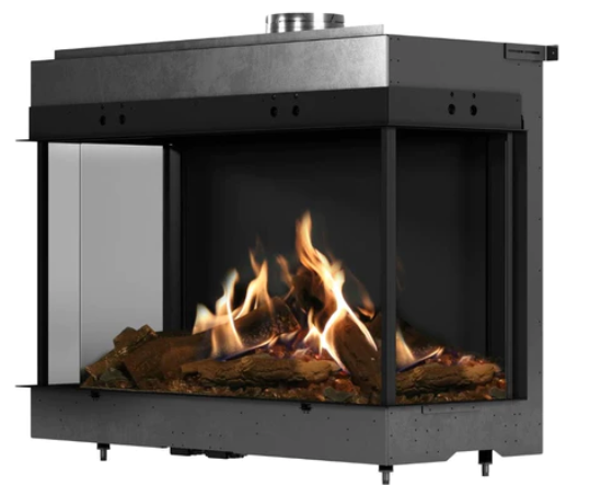 Faber MatriX 4326 Series Three-sided Bay Built-in Gas Fireplace