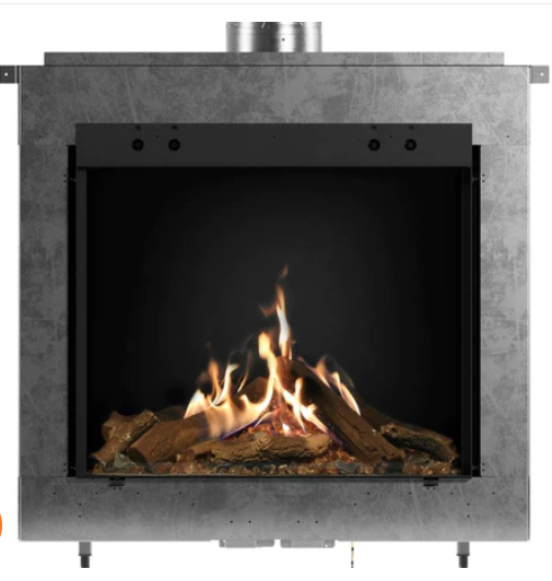 Faber MatriX 3326 Series Single-sided Front-facing Built-in Gas Fireplace