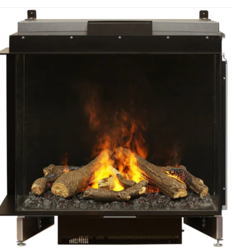 Faber e-MatriX 37" 2-Sided Left Facing Built-in Water Vapor Electric Fireplace