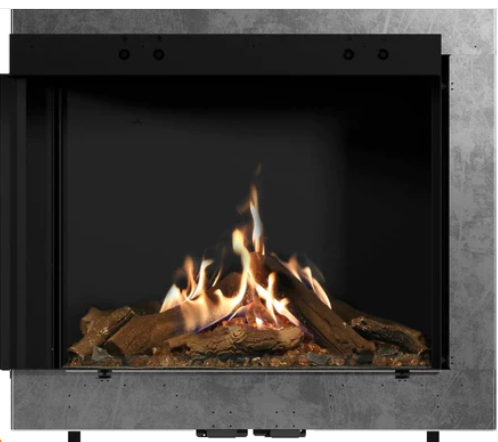 Faber MatriX 3326 Series Two-sided Left-facing Built-in Gas Fireplace