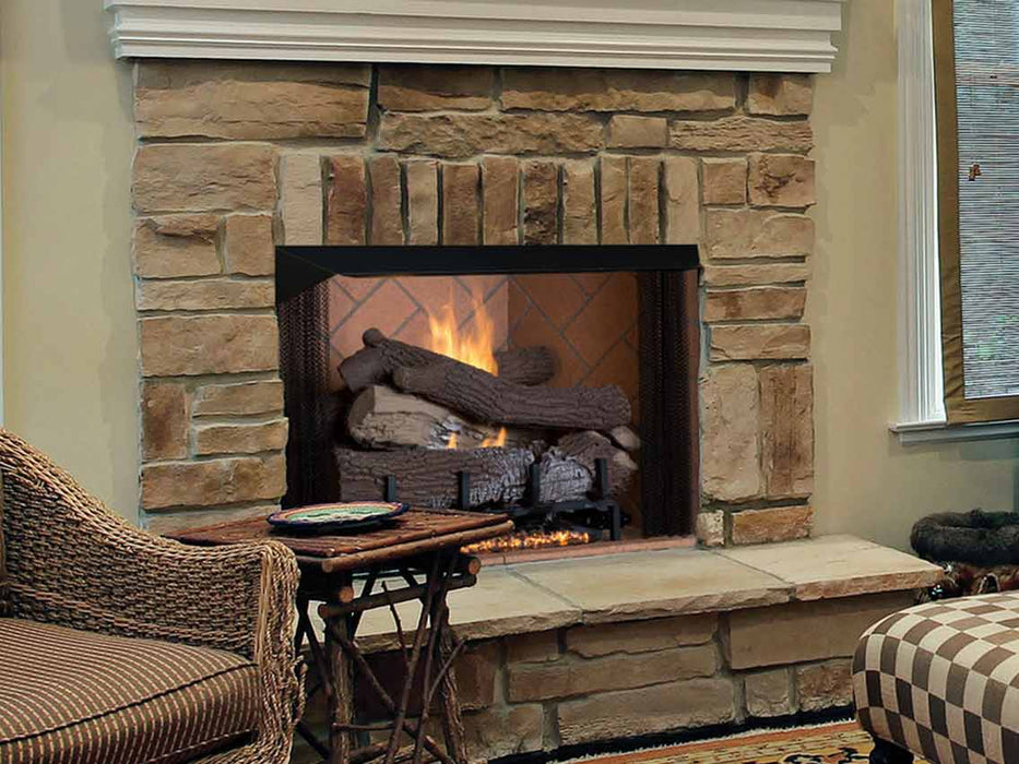 Superior Fireplace Vent-Free Gas Fireplace | Firebox Only | Front-View