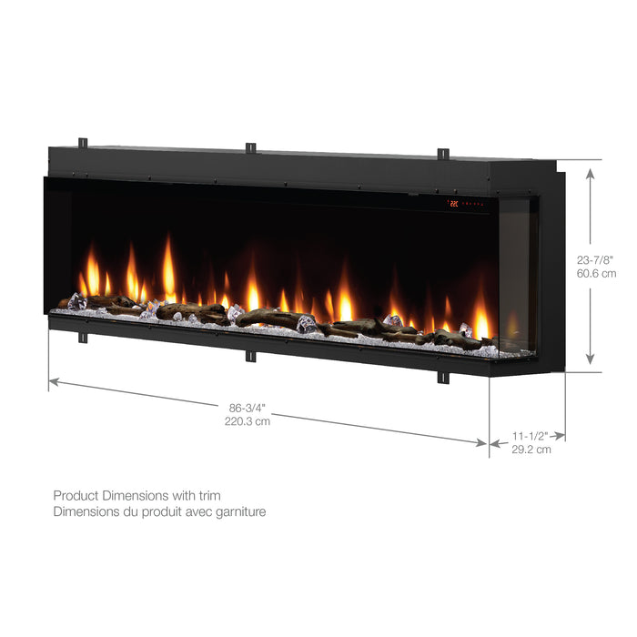 Dimplex Ignite Bold 88in Built-in Linear Electric Fireplace