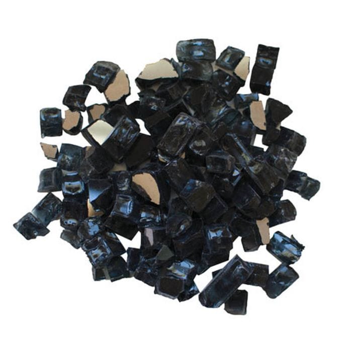 Amantii 1/2" Charcoal Reflective Fire Glass - 5lbs