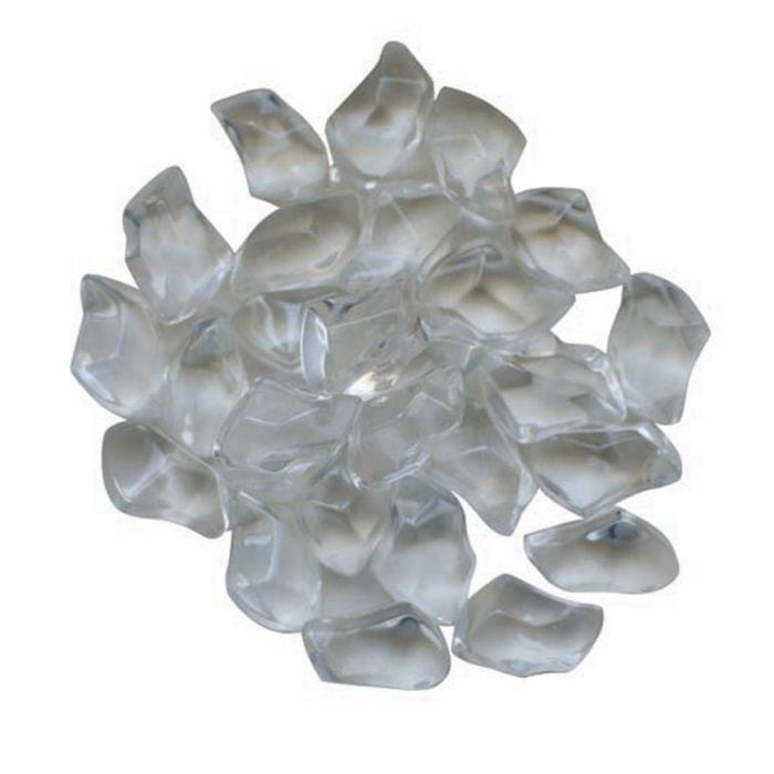 Amantii 1" Clear Reflective Fire Glass - 5lbs