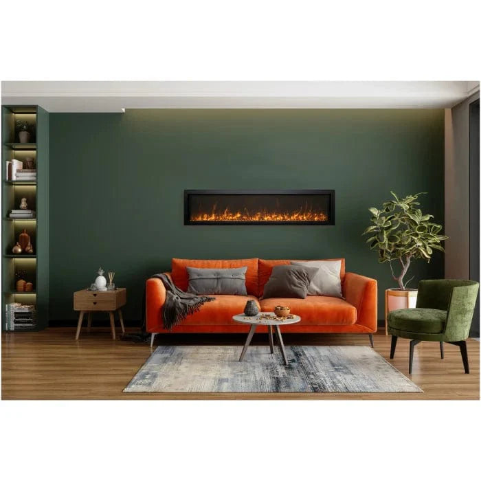 Amantii Panorama BI Extra Slim 30" Smart Electric Fireplace