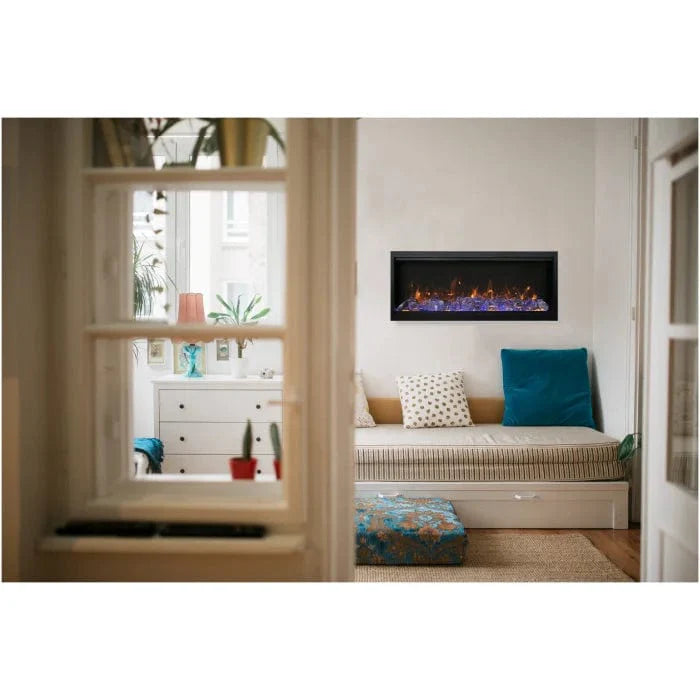 Amantii Symmetry XT Smart 100" Electric Fireplace