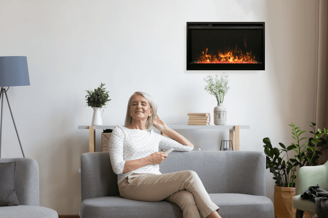 Amantii Traditional Xtra Slim 26" Electric Fireplace