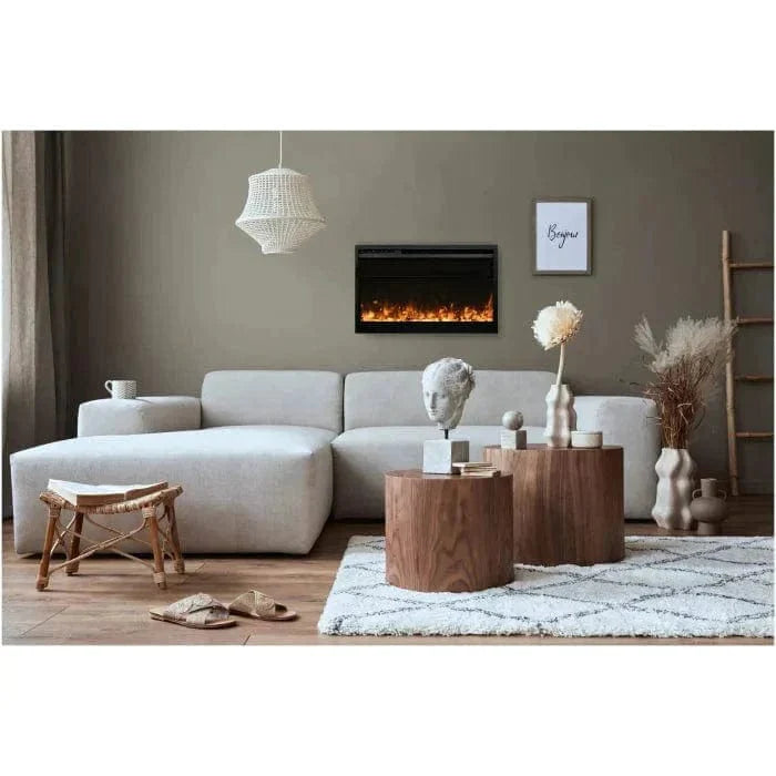 Amantii Traditional Xtra Slim 33" Electric Fireplace