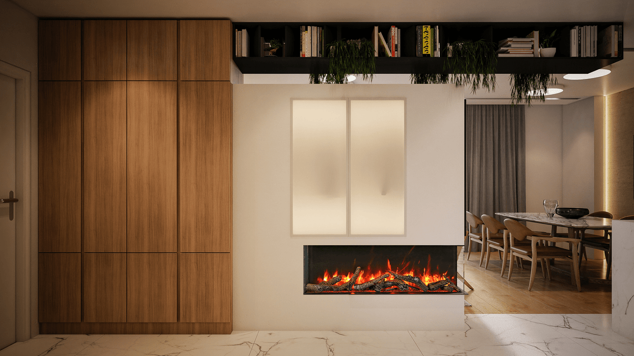 Amantii True View Slim 30" Smart Electric Fireplace