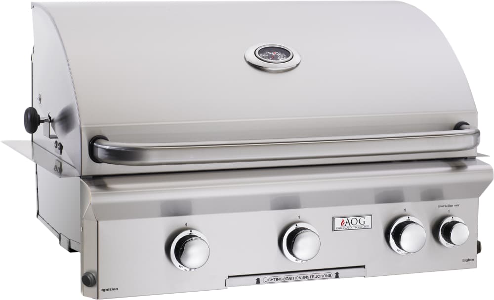 American Outdoor Grill 3-Burner Built-In Natural Gas Grill with Rotisserie, American Outdoor Grill, "L" Series, 30", 30NBL BBQ