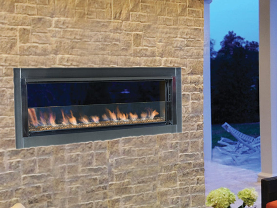 Astria Berlin Lights 43-inch Linear Vent-Free Outdoor Fireplace