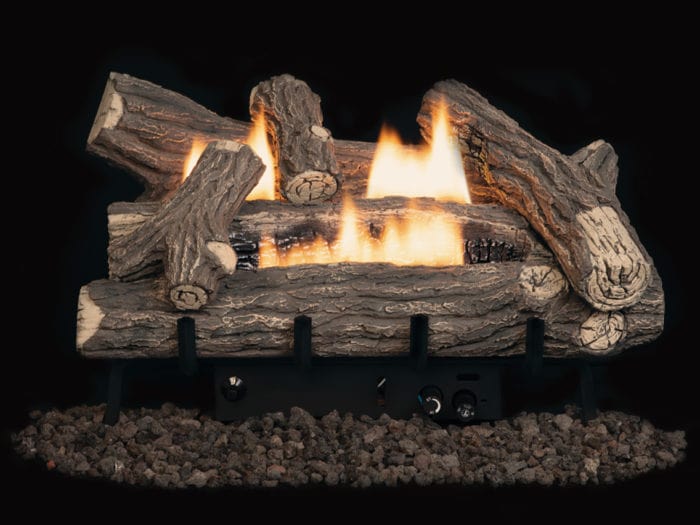 Astria 18-inch Chestnut Hill Vent-Free Gas Log Set