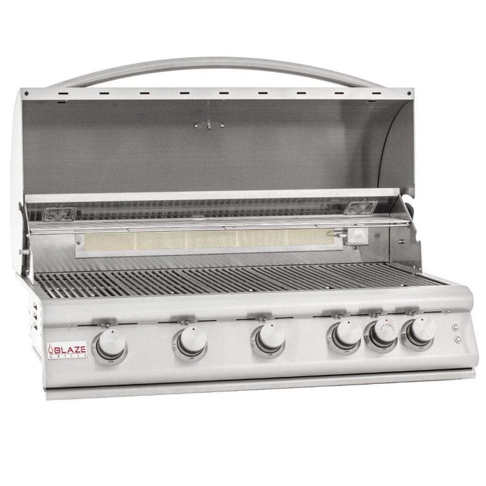 Blaze 40" 5-Burner LTE Gas Grill with Built-in Lighting