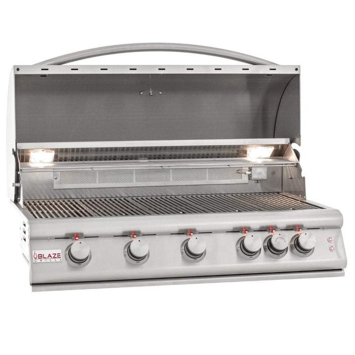 Blaze 40" 5-Burner LTE Gas Grill with Built-in Lighting