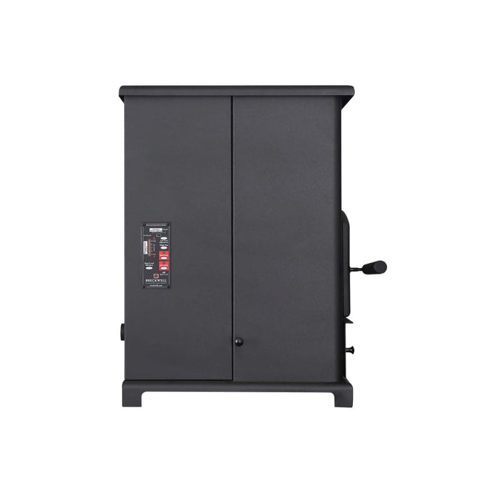 Breckwell 23" BIG E Pellet Stove with Black Door and Ashpan SP1000