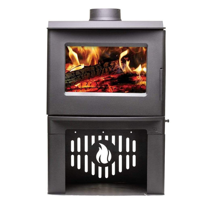 Breckwell SW1.2 Small Wood Burning Stove on Pedestal