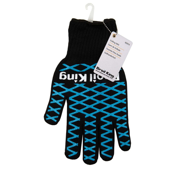 Broil King 1PC Heavy Duty Grilling Gloves w/ Blue Accents