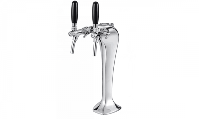 Bull 24-Inch 6.6 Cu. Ft. Left Hinge Outdoor Rated Double Tap Beer Dispenser