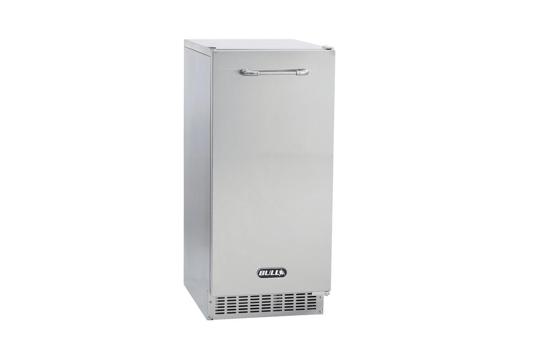 Bull 60 Lb. 15-Inch Outdoor Rated Commercial Ice Maker With Drain Pump