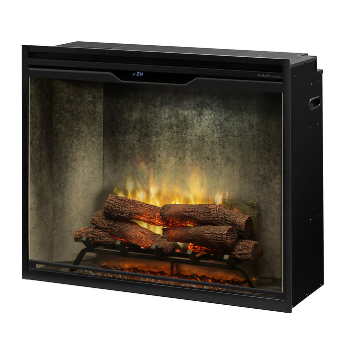 Dimplex Revillusion® 36" Portrait Built-In Firebox with Front Glass and Plug Kit