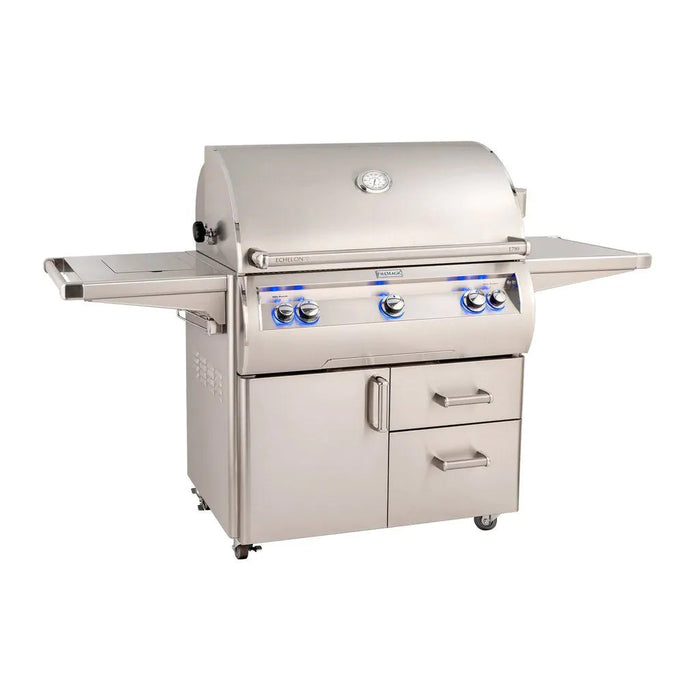 Echelon Diamond A-Series Freestanding Gas Grill With Rotisserie, Single Side Burner & Analog Thermometer, Natural Gas , 36", Fire Magic