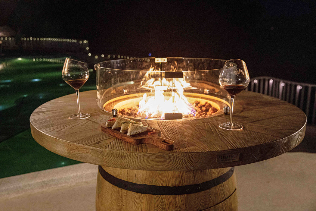 Elementi Elementi Lafite Barrel Fire Table OFG225 Fire Table