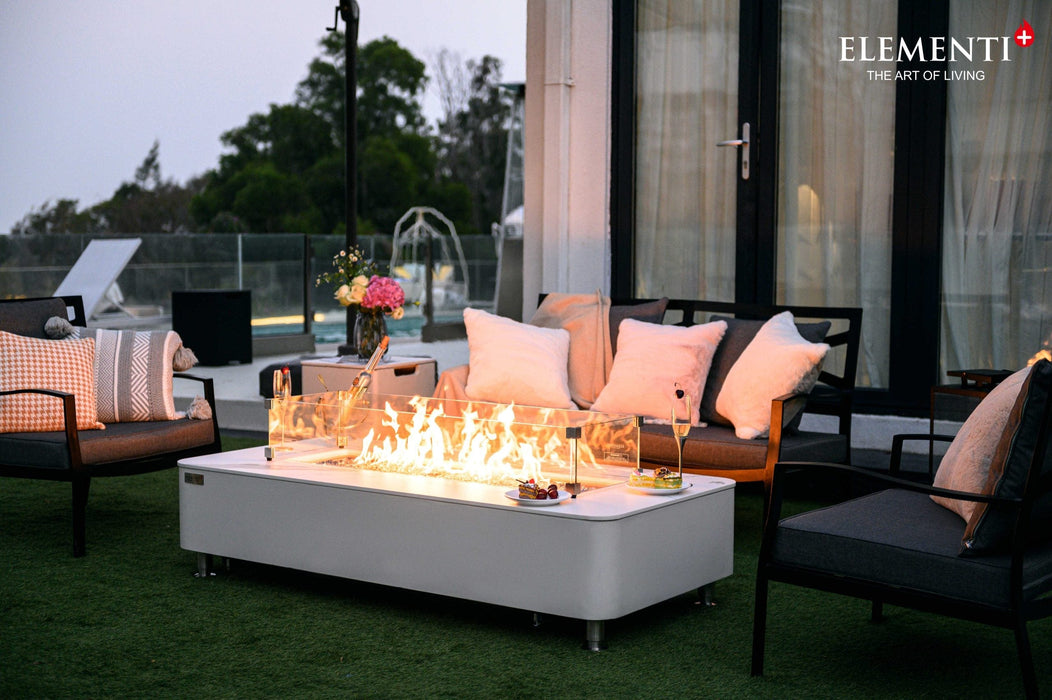 Elementi Plus Elementi Plus Athens Porcelain Top Fire Table Fire Table