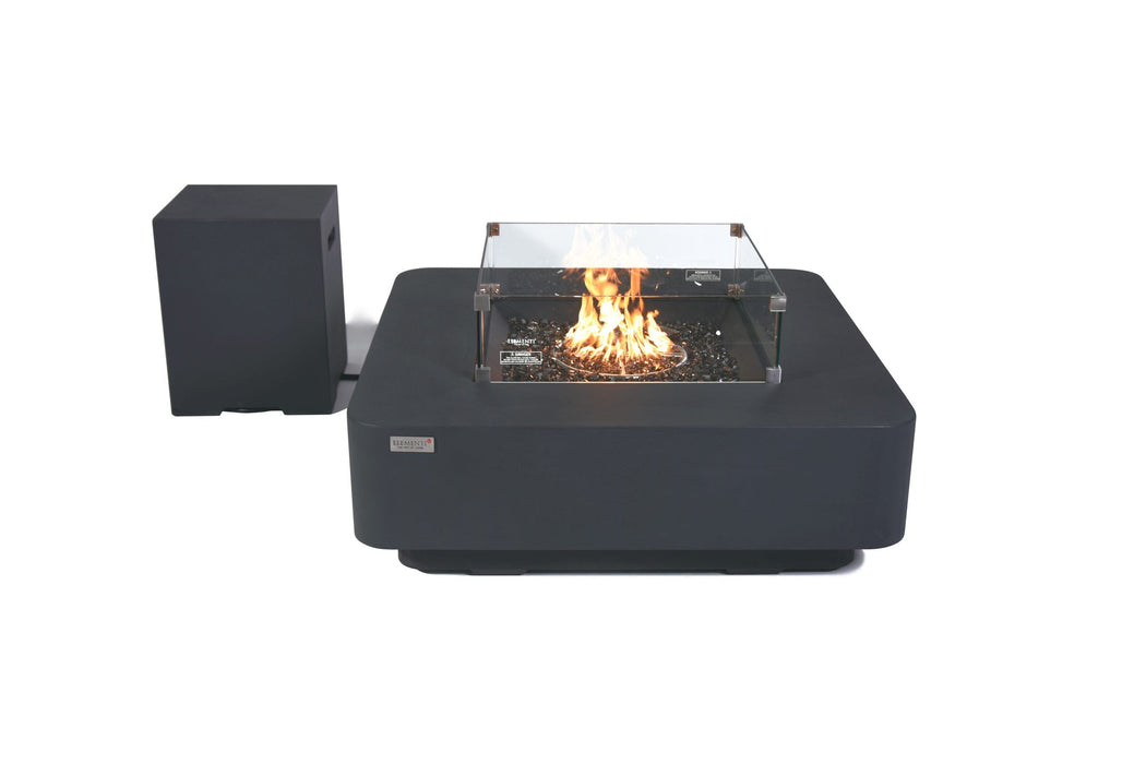 Elementi Plus Elementi Plus Bergamo Fire Table OFG419DG Fire Table