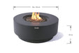 Elementi Plus Elementi Plus Nimes Fire Table OFG414DG Fire Table