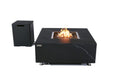 Elementi Plus Elementi Plus Sofia Marble Porcelain Fire Table Fire Table