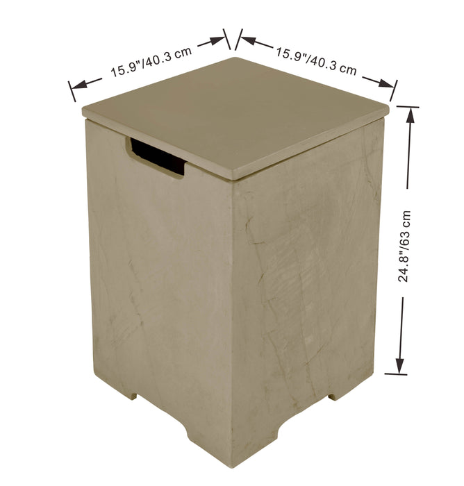 Elementi Plus Square Tank Cover ONB404 SG / SL / SY Fire Table