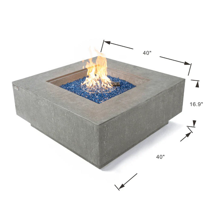 Elementi Victoria Square Sandstone Fire Pit Table