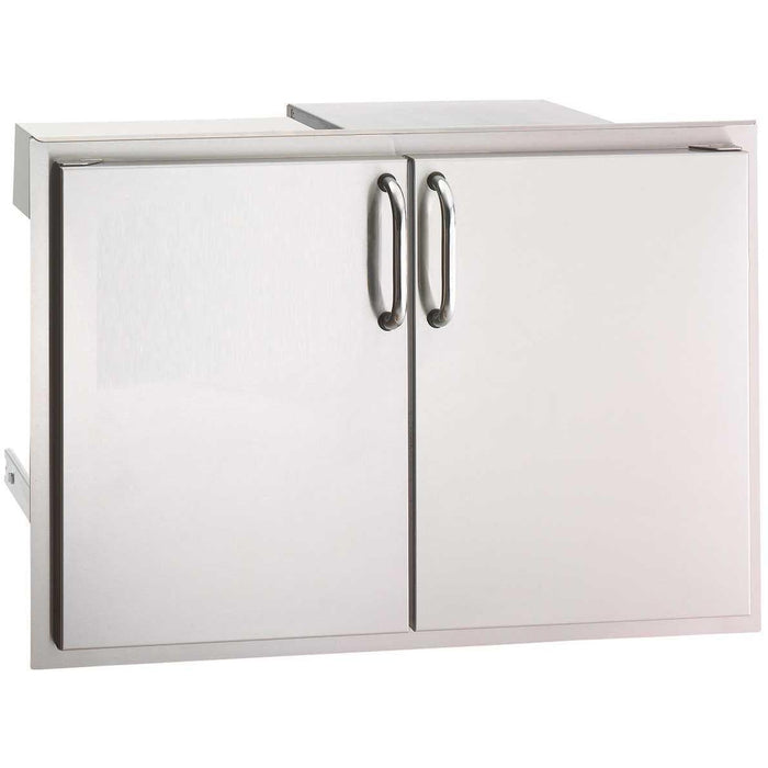 Fire Magic Double Access Doors with Double Drawers And Trash Bin Storage, 30"