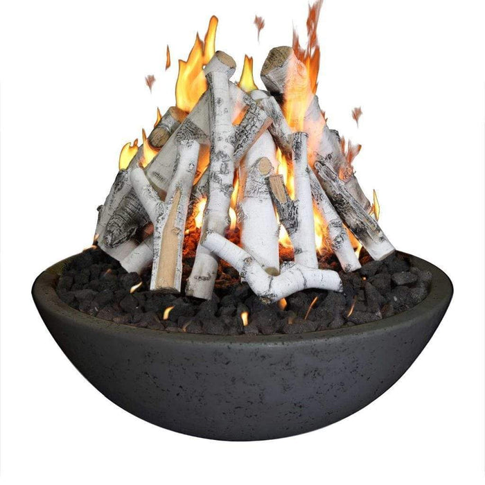 Grand Canyon 39" x 13" Tee-Pee Gas Burner Fire Pit Bowl