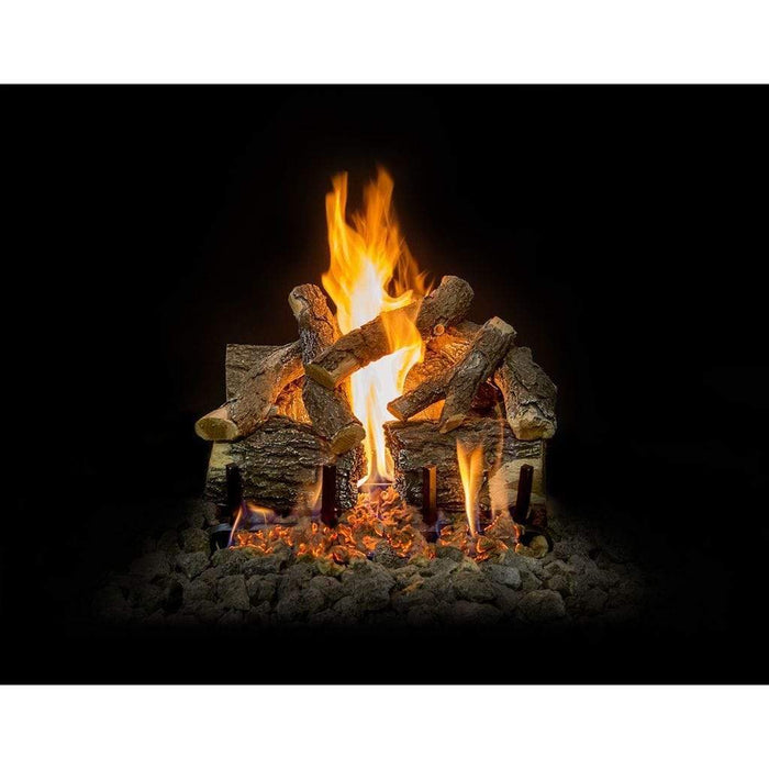 Grand Canyon Arizona Weathered Oak Charred 18-inch Vented Gas Log Set